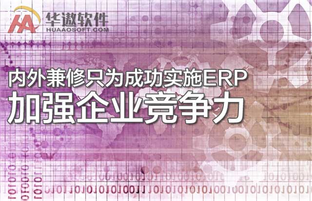 内外兼修只为成功实施ERP，加强企业竞争力