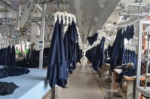 服装生产的高效管理，RFID与吊挂系统的结合